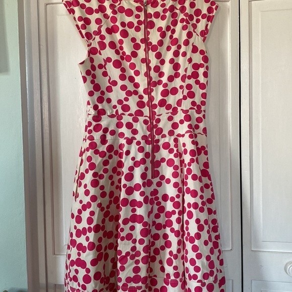 Maggy London perfect polka dot fit and flair dress. Size 4 - Picture 5 of 11